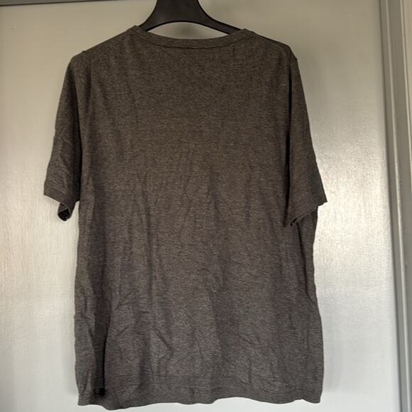 Talbots Women's Gray Pullover Sweater Short Sleeves Sequin Flowers sz 2X - Picture 2 of 6